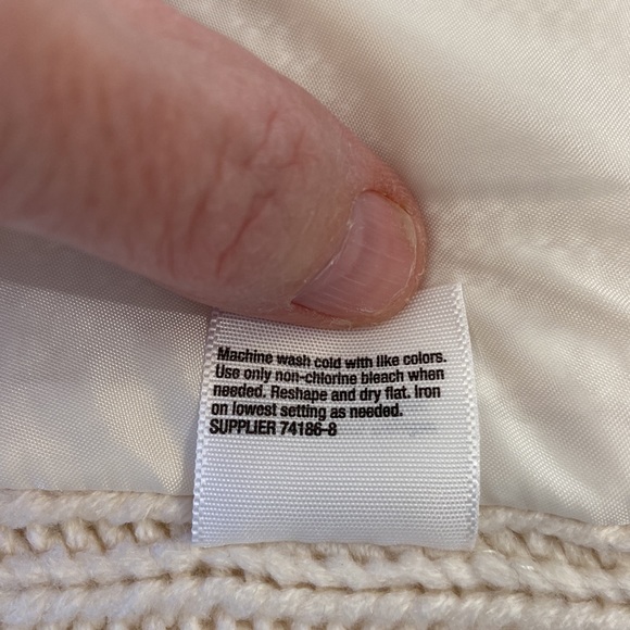 a.n.a. Teddy Bear Vest With Knitted Back, Size PS - Picture 7 of 10